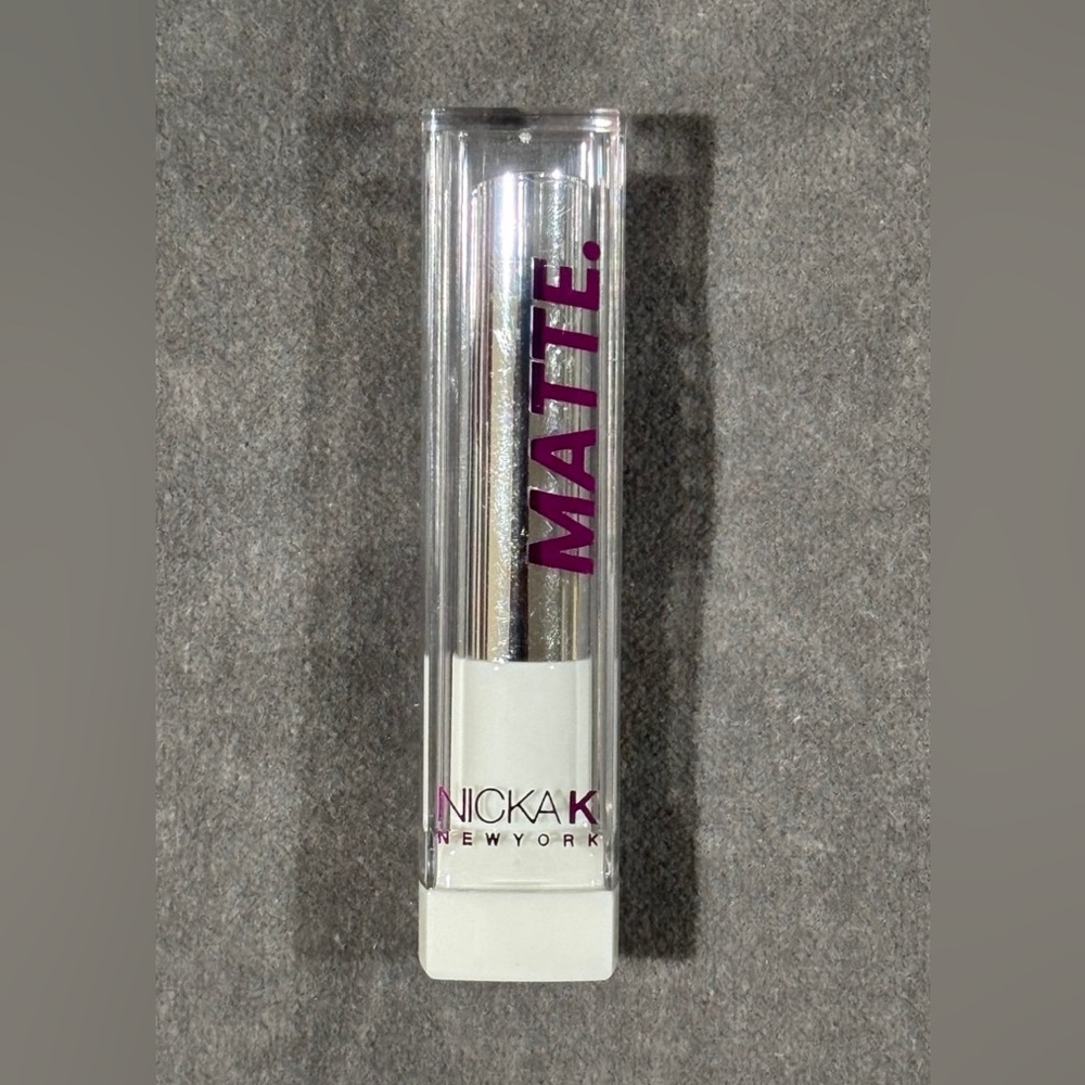Nicka K Matte Lipstick Tester - Shade 01 Red Velvet - Smooth Lightweight Finish